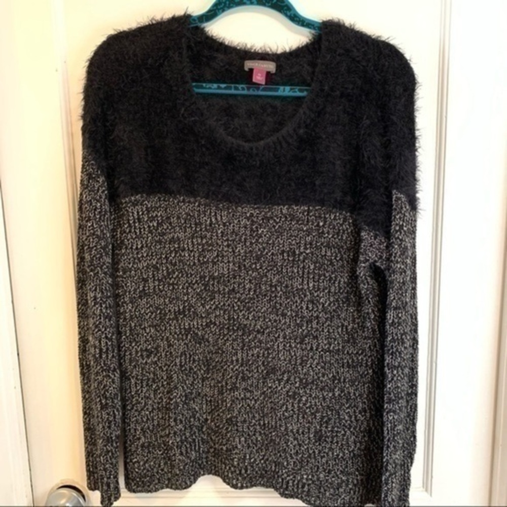 Vince Camuto eyelash marled knit sweater